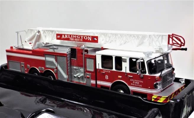 ixo 1/43 スミール キャブオーバー型 2015年 アーリントン消防車 Amazon.co.jp: 【イクソ】1/43 スミール 105 キャブオーバー型はしご車